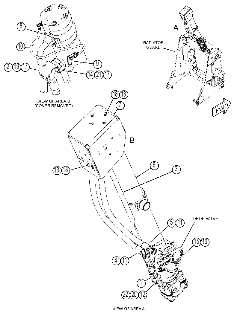 CYLINDER & LINES GP 3889404 CAT