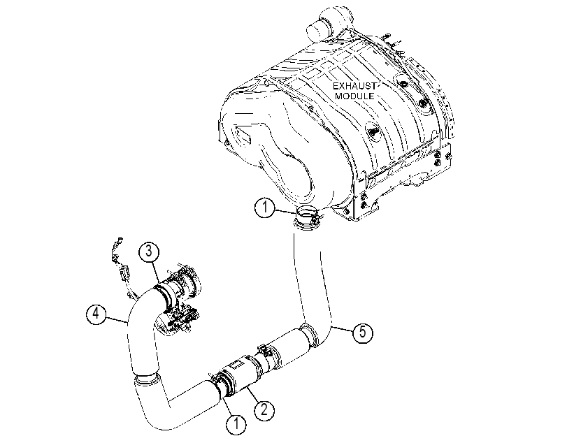 EXHAUST GP-FLEXIBLE 3901582 CAT