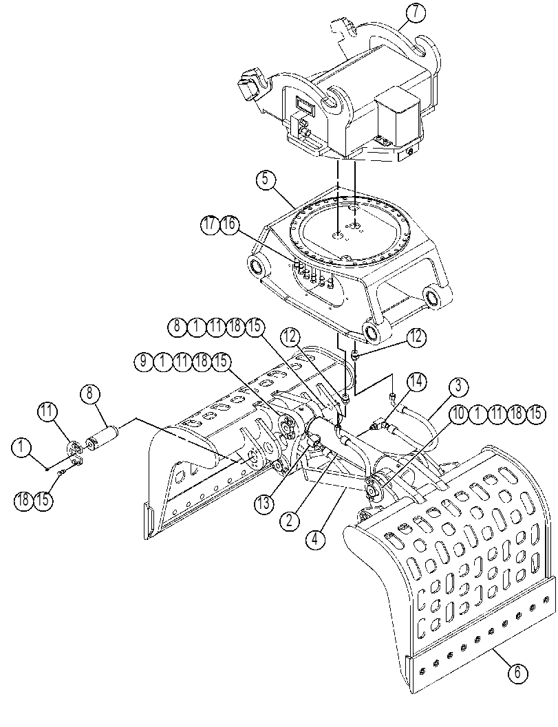 GRAPPLE GP-HYDRAULIC 4503094 CAT