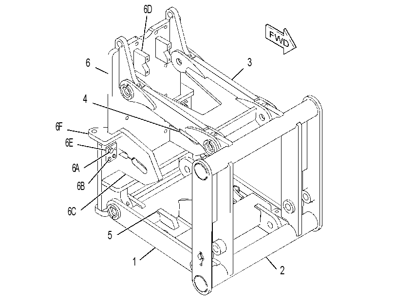 FRAME GP-WORK TOOL 1953331 CAT