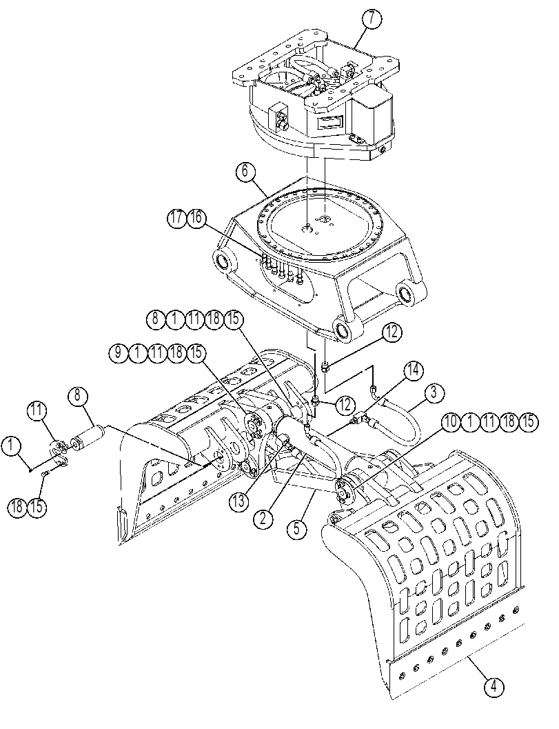 GRAPPLE GP-HYDRAULIC 4552921 CAT