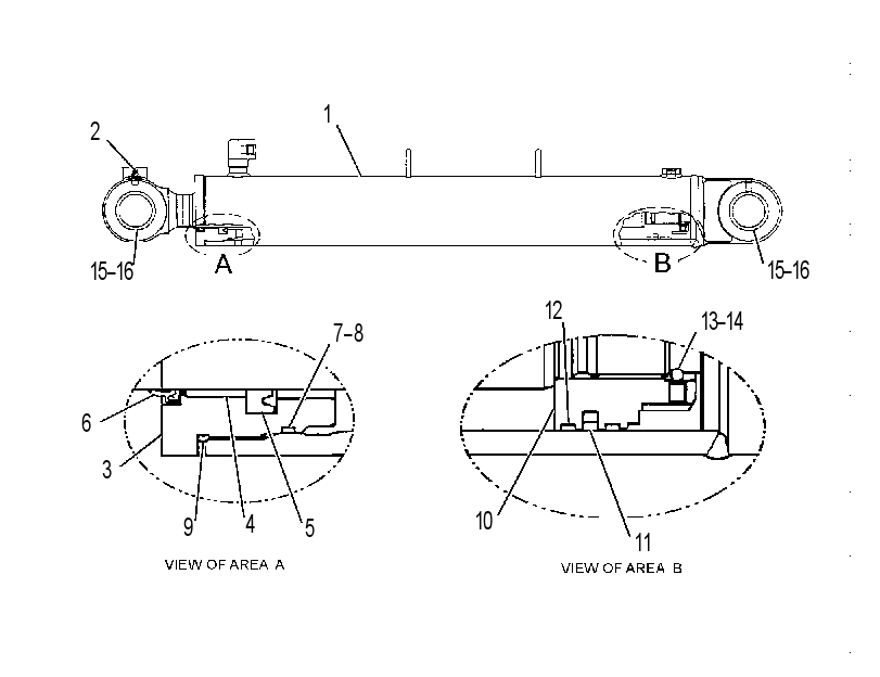 CYLINDER GP-SWING BOOM 1911961 CAT