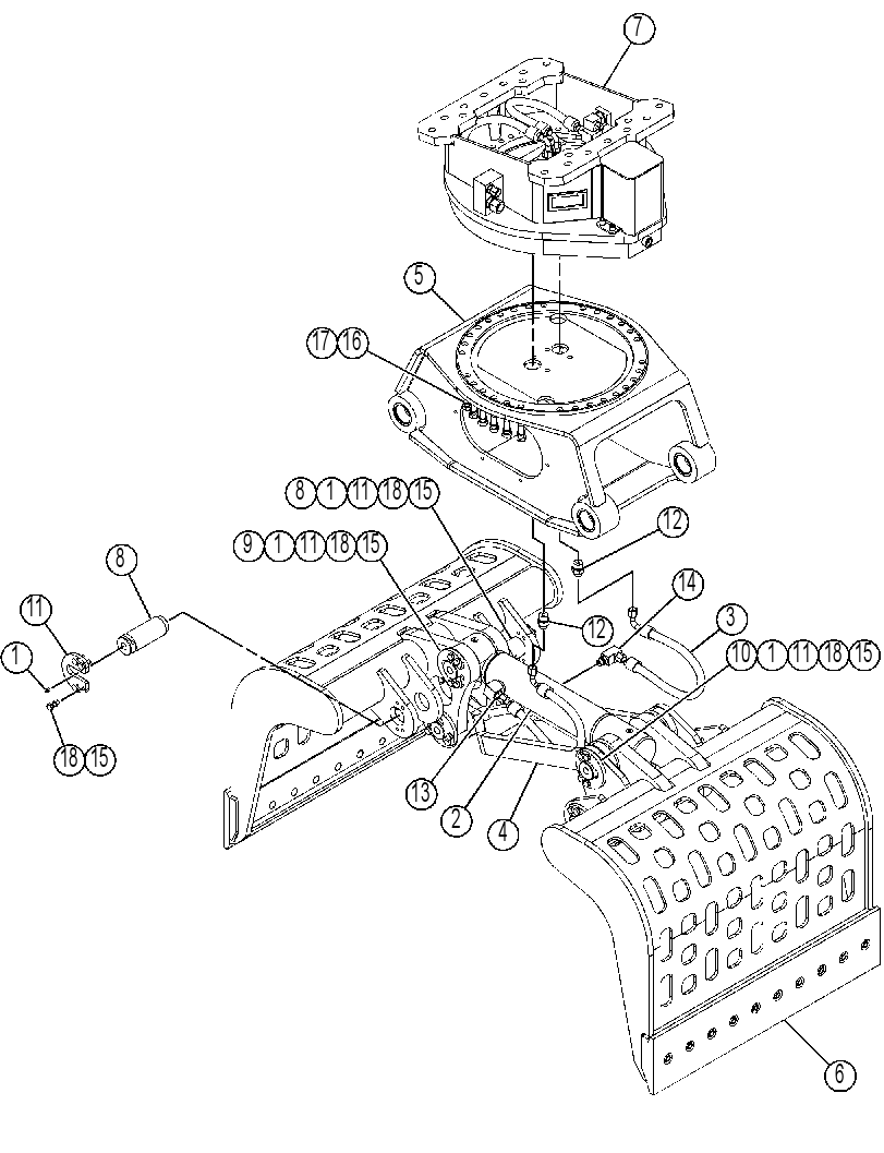 GRAPPLE GP-HYDRAULIC 4552923 CAT