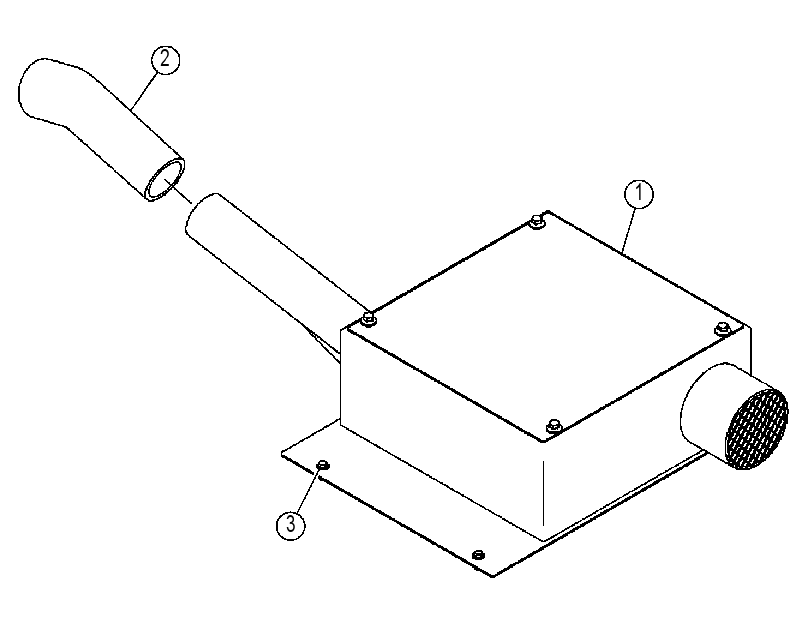 DUCT GP-ENCLOSURE 3929528 CAT