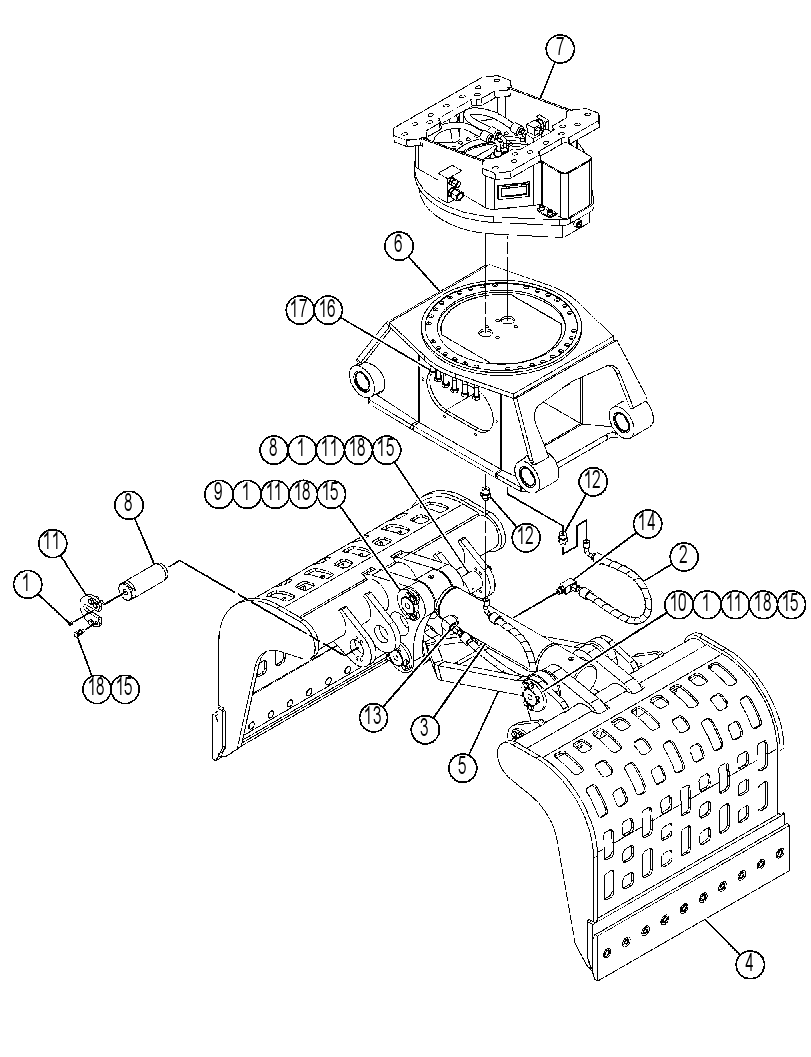 GRAPPLE GP-HYDRAULIC 4552924 CAT