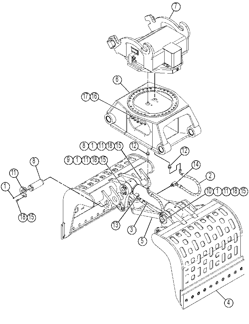 GRAPPLE GP-HYDRAULIC 4503096 CAT