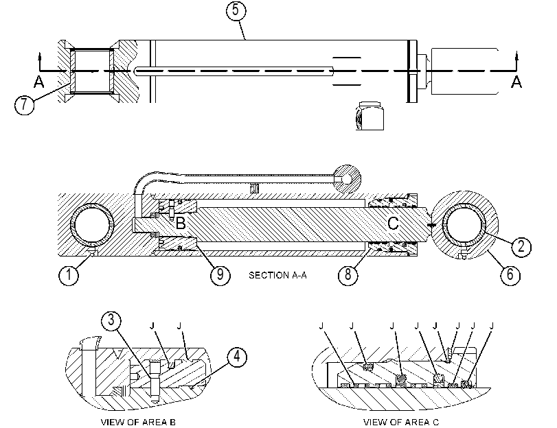 CYLINDER GP-GRAPPLE 4401140 CAT