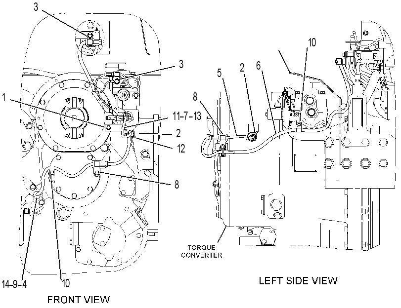 WIRING GP-TORQUE CONVERTER 3702613 CAT