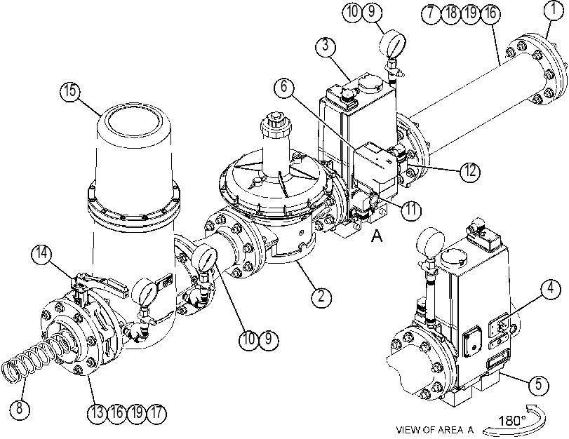 VALVE GP-GAS CONTROL 3963131 CAT