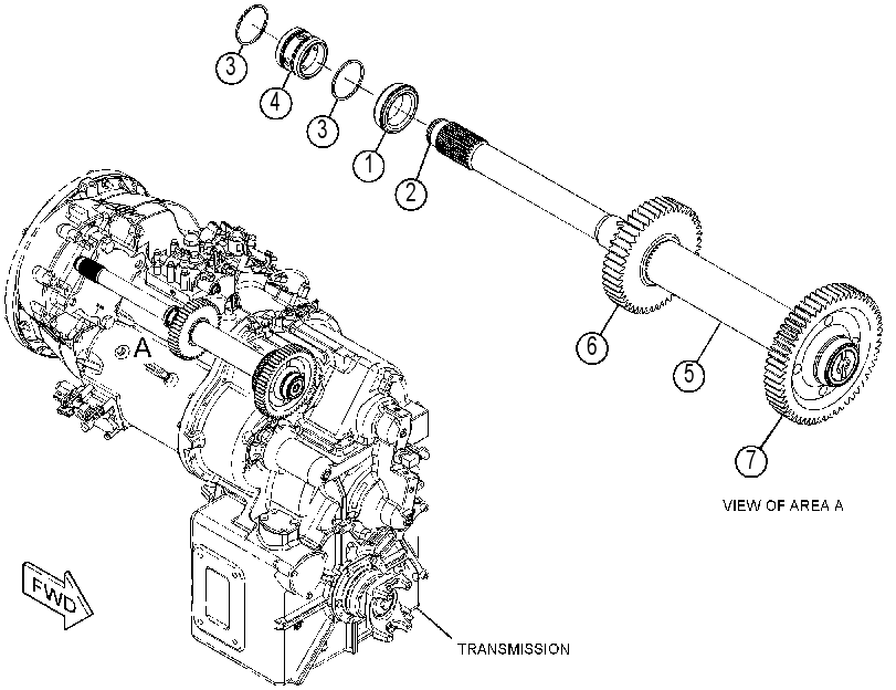 GEAR GP-INPUT TRANSFER 3571578 CAT