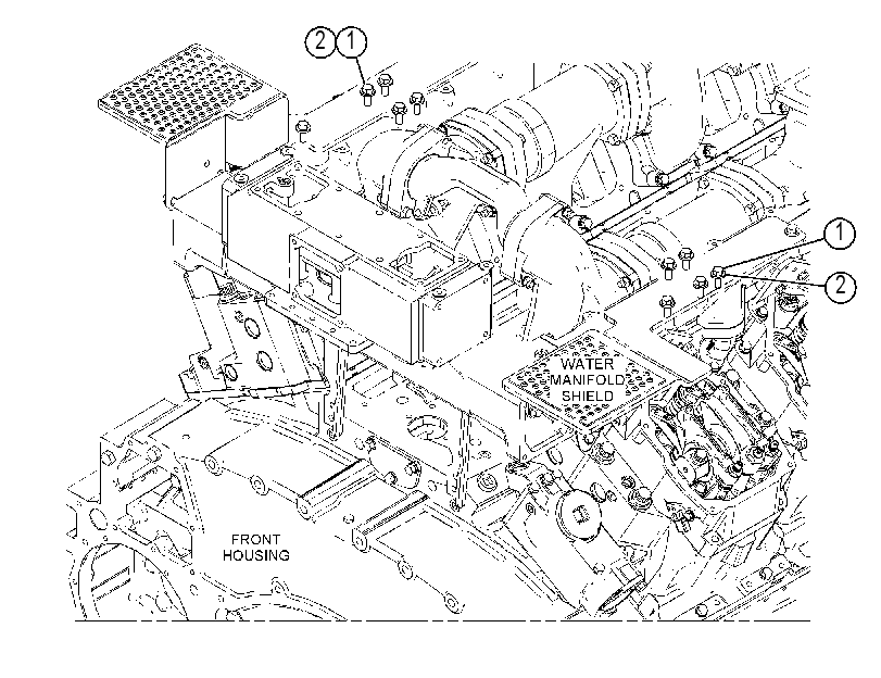 FASTENER GP-HEAT SHIELD 4503587 CAT