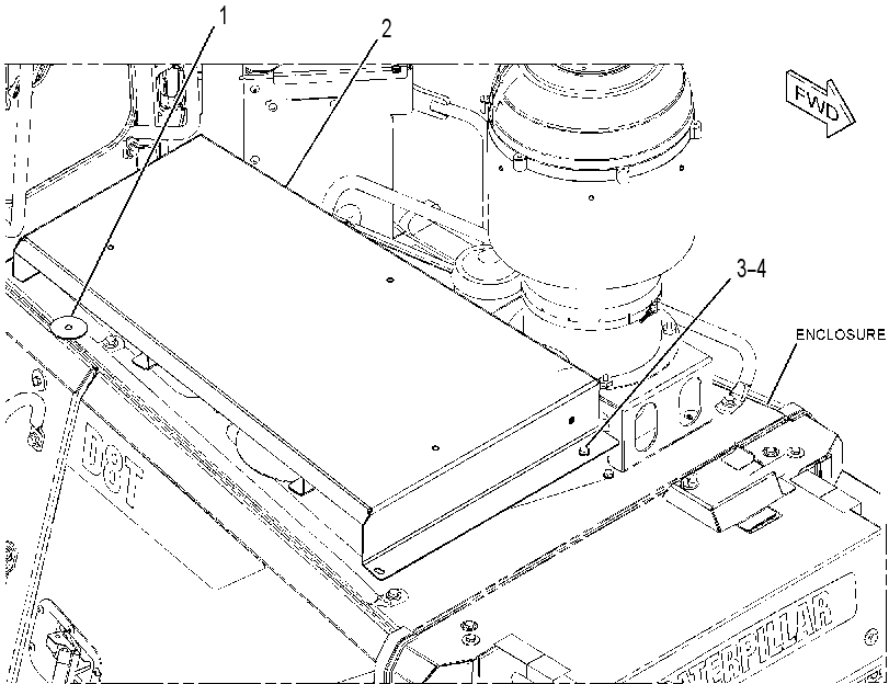 COVER GP-HOOD 4511681 CAT
