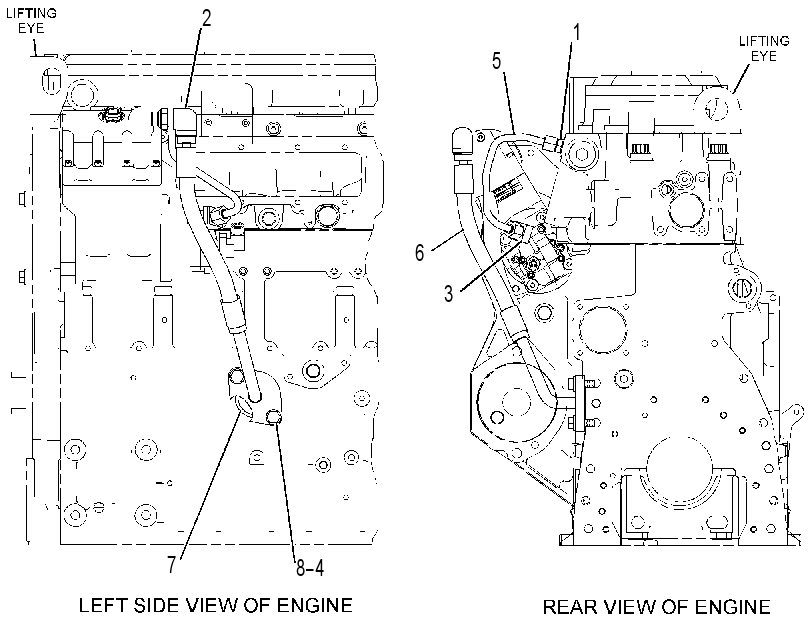 LINES GP-INJECTOR HYD PUMP 3282192 CAT