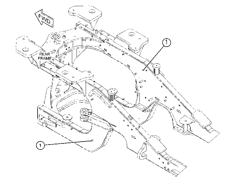 BOSS GP-REAR FRAME 3767773 CAT