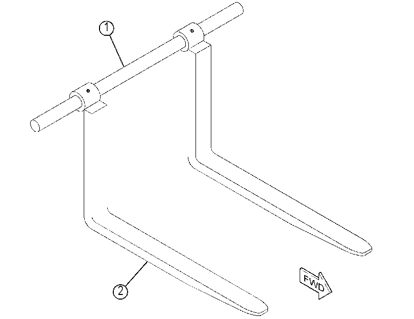 FORK AR 3462975 CAT
