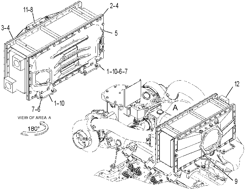 AFTERCOOLER GP-TREATED WATER 3801690 CAT