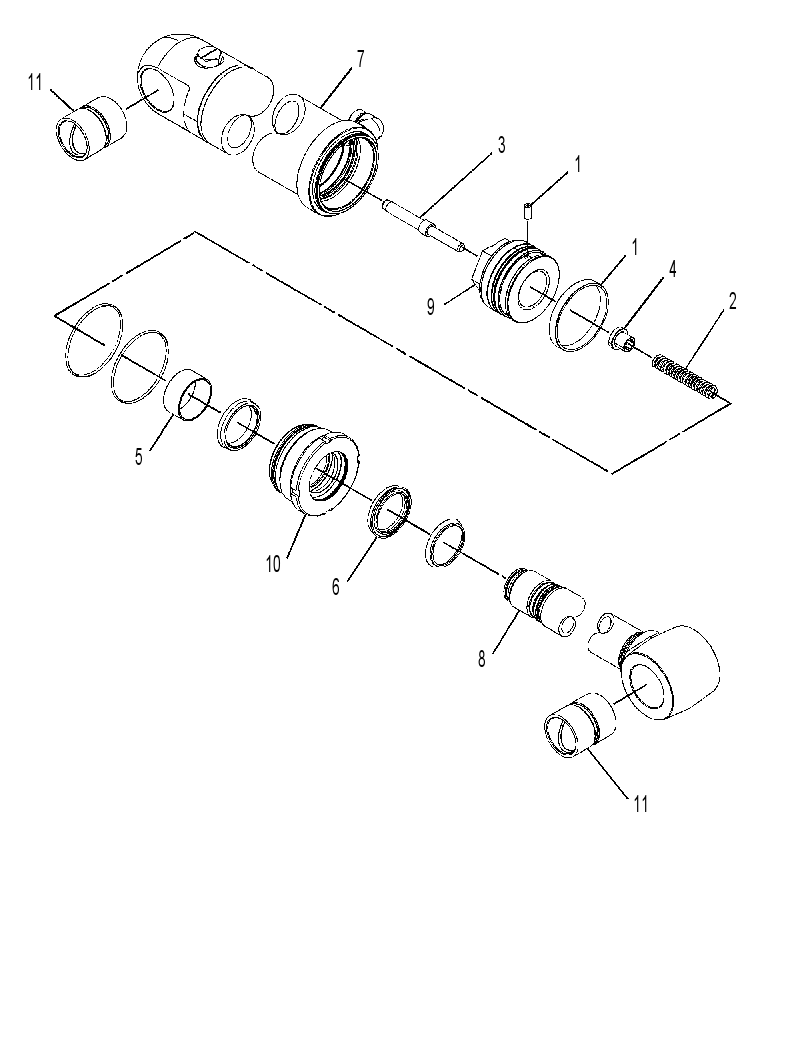 Цилиндр стрелы 4174785 CAT