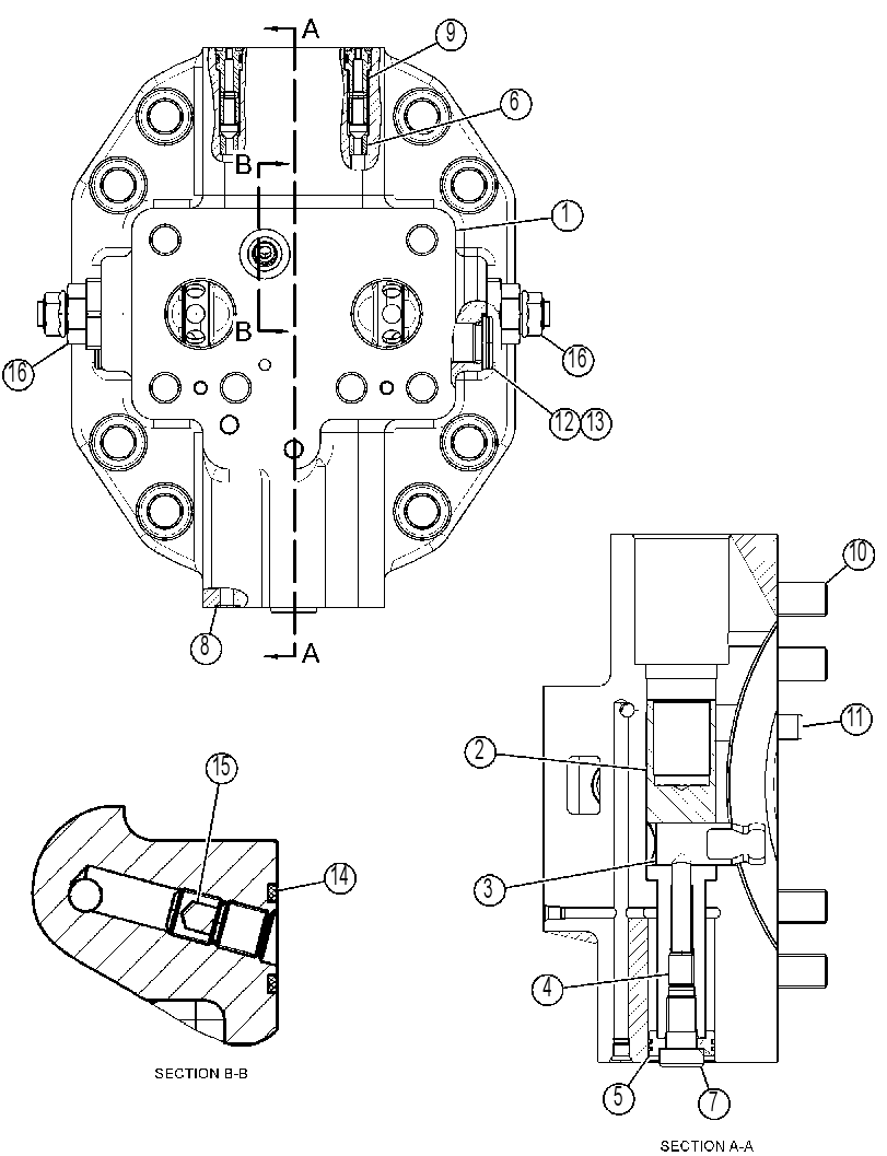 HEAD GP-MOTOR 4458566 CAT