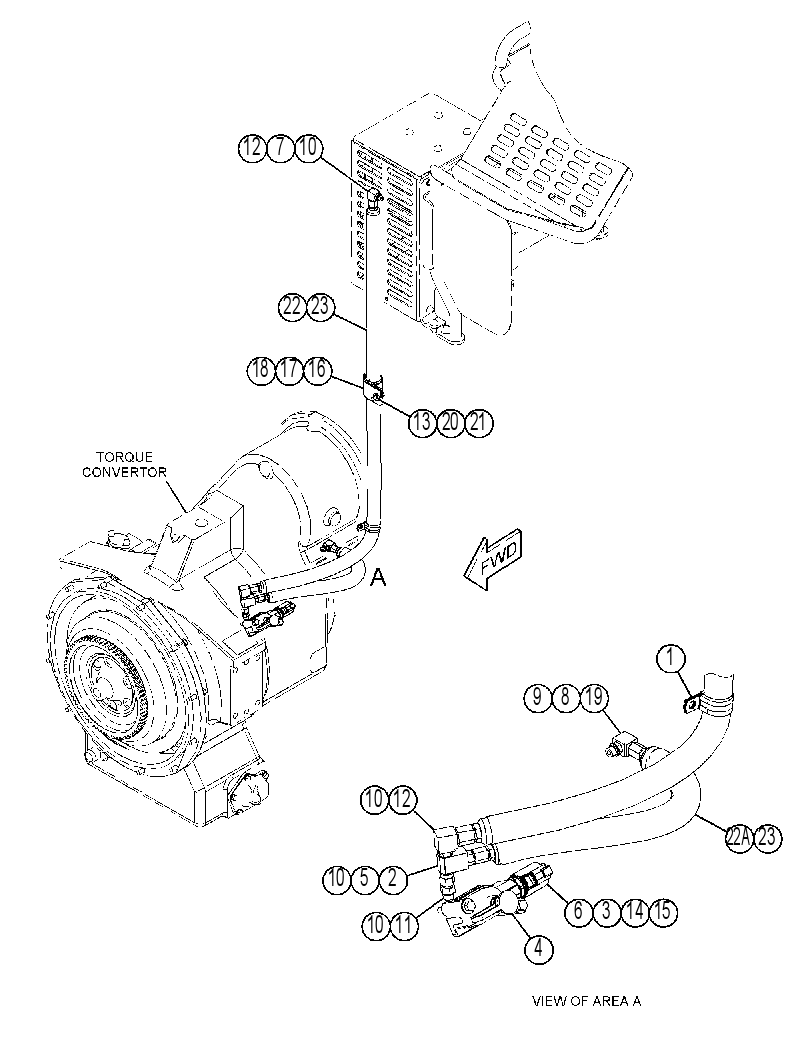 LINES GP-TORQUE CONVERTER 3859847 CAT
