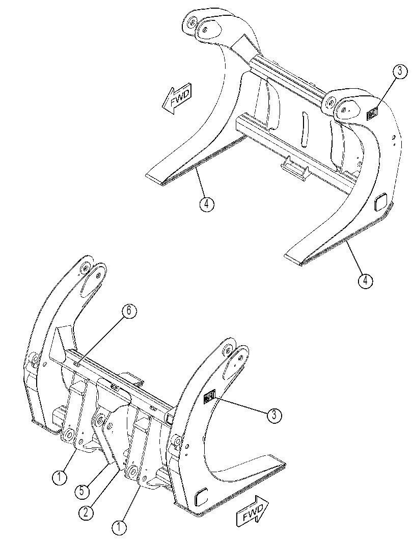 FORK GP-LOG 3992732 CAT