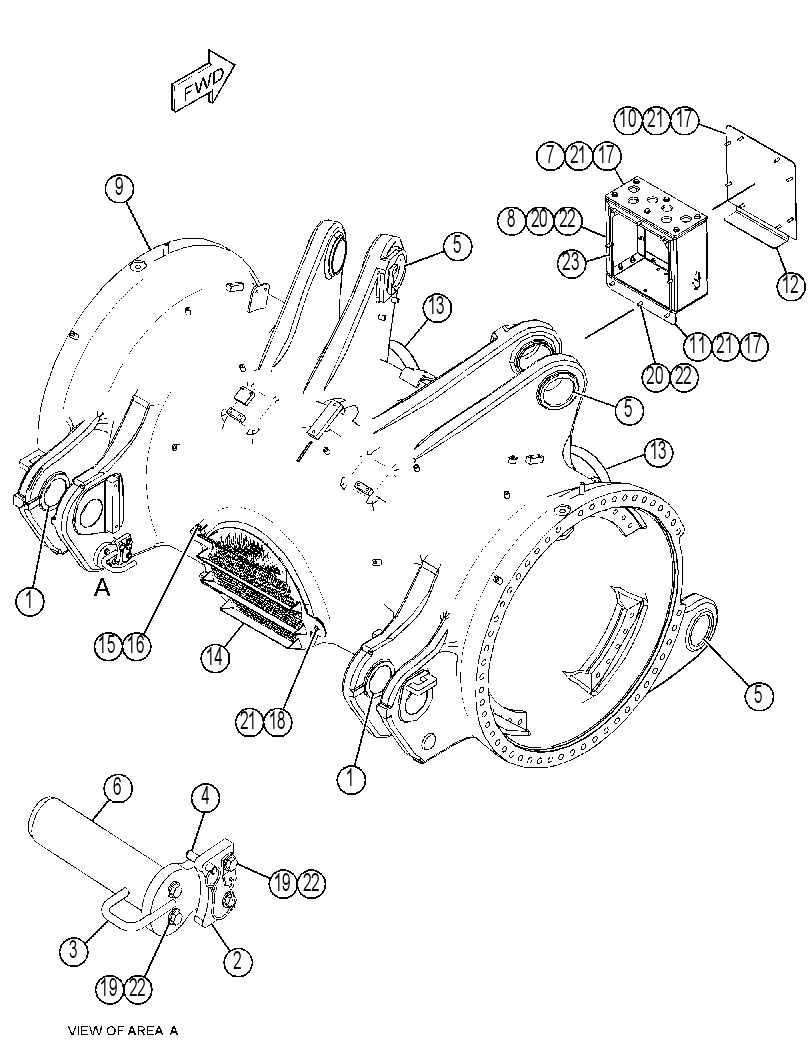 HOUSING GP-REAR AXLE 2801624 CAT