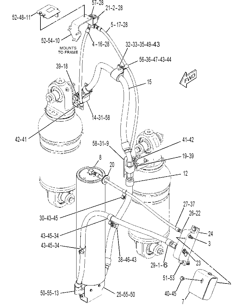 LINES GP-SUSPENSION 3859866 CAT