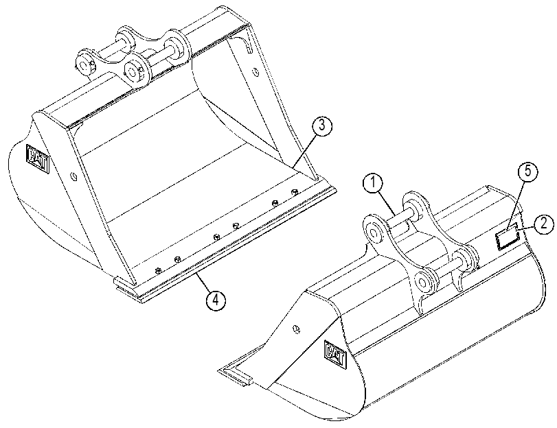 BUCKET GP-DITCH CLEANING 3273649 CAT