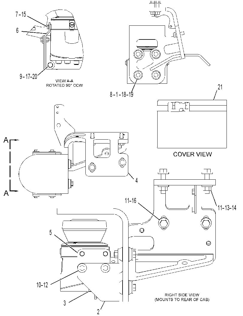 SENSOR & MTG GP-LADAR 3799822 CAT