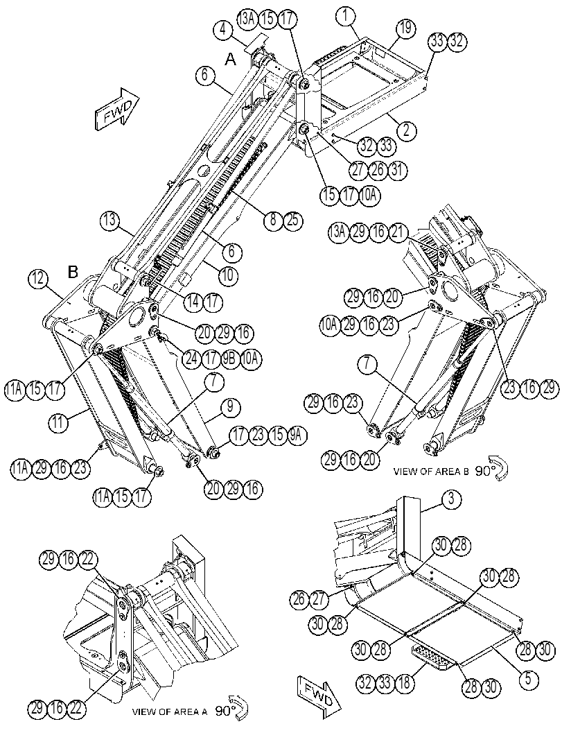 RISER GP-HYDRAULIC ADJ CAB 3957502 CAT