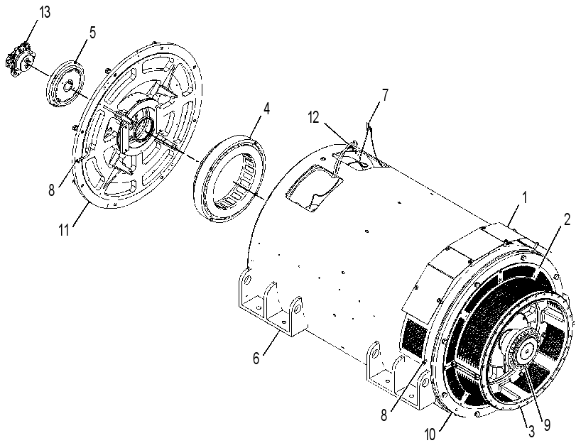 Генератор 3790043 CAT