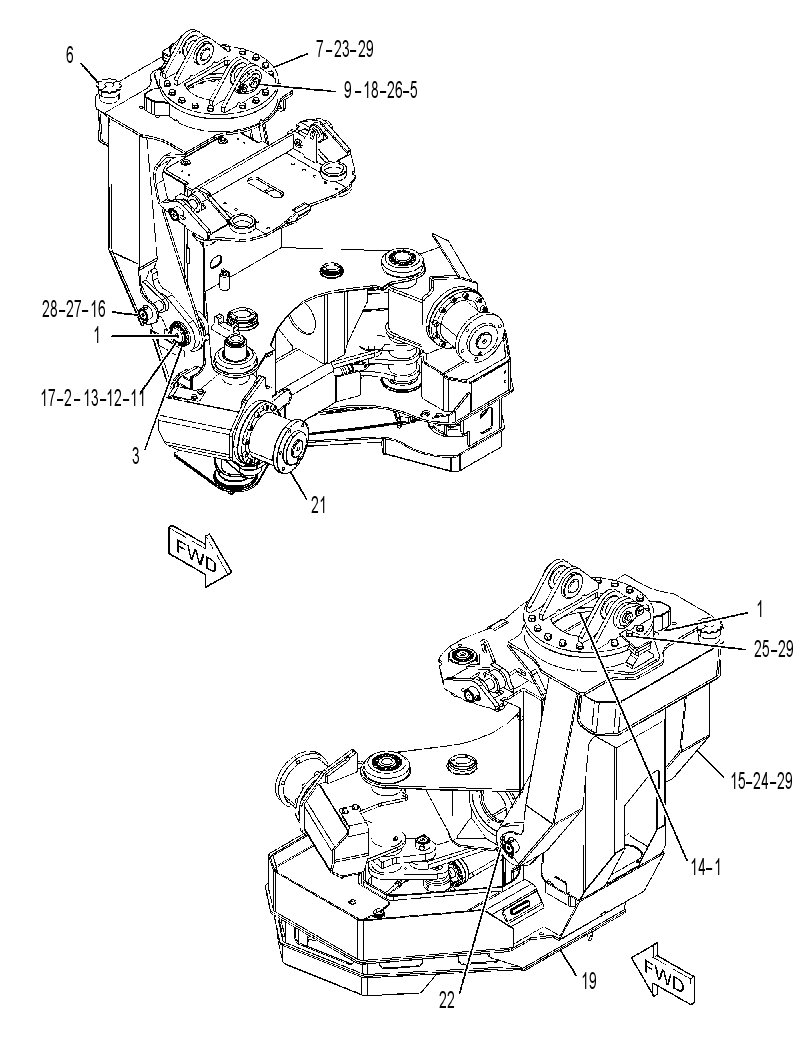 FRAME GP-HARVESTER HEAD 4404595 CAT