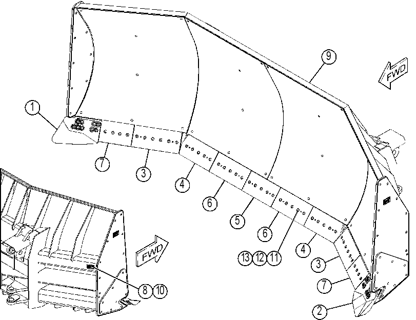 BLADE GP-UNIVERSAL 4199207 CAT