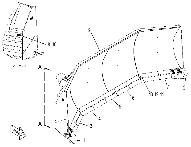 BLADE GP-UNIVERSAL 3836700 CAT