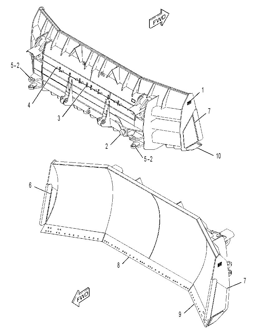 BLADE AS-UNIVERSAL 3859228 CAT