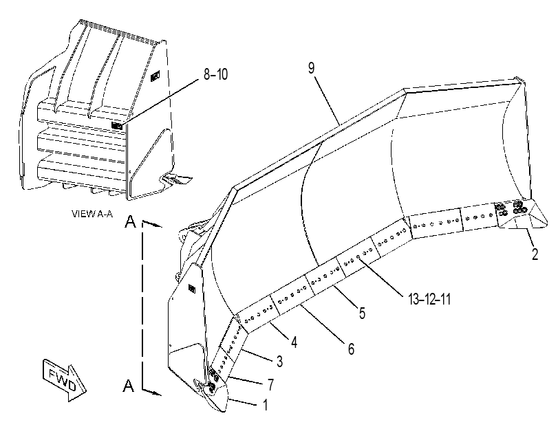 BLADE GP-UNIVERSAL 3838894 CAT
