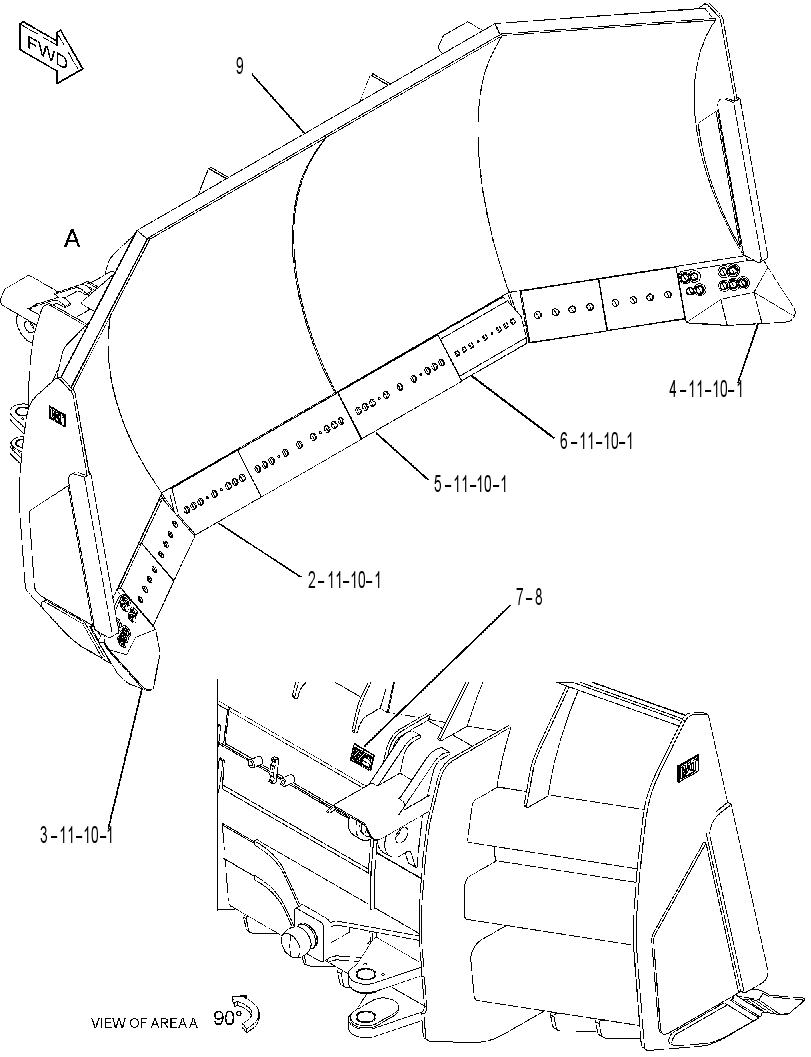 BLADE GP-UNIVERSAL 3876724 CAT