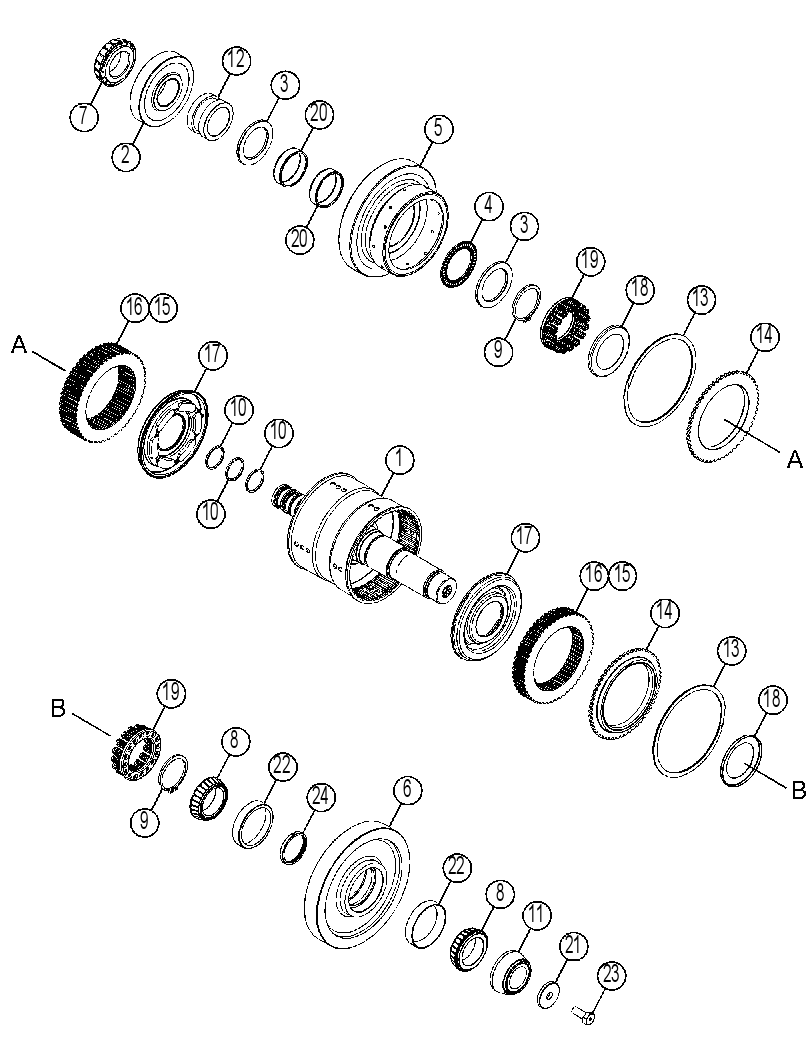 CLUTCH & GEAR GP 3347533 CAT