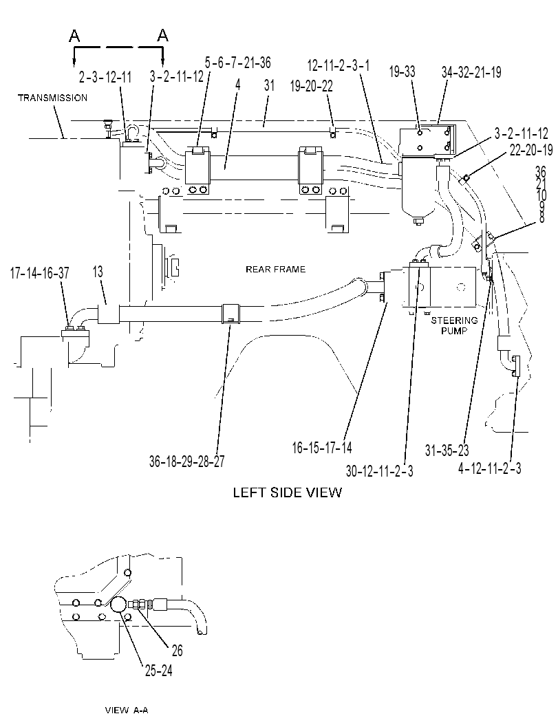 FILTER & LINES GP-TRANSMISSION 2343172 CAT