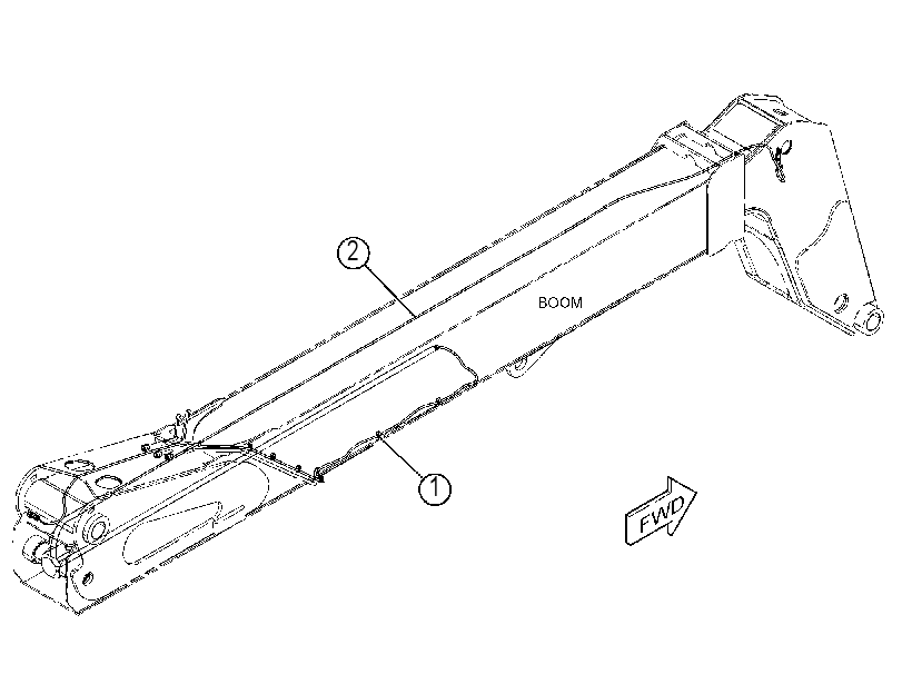 WIRING GP-BOOM 3208543 CAT