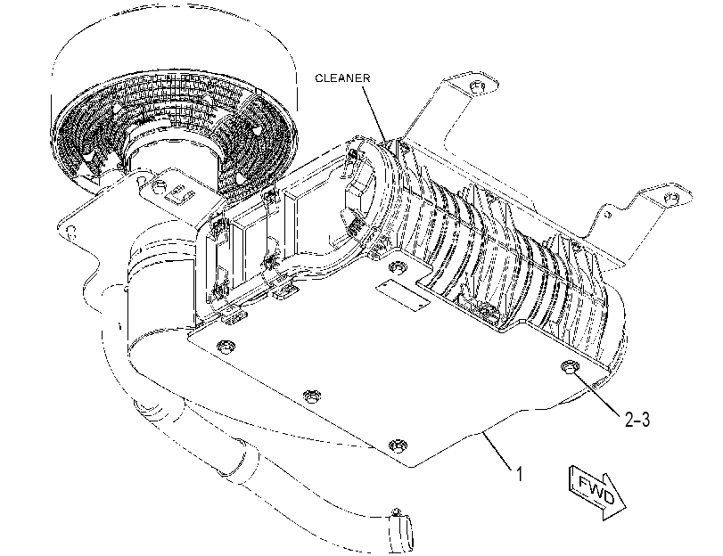SHIELD GP-AIR CLEANER 3753338 CAT