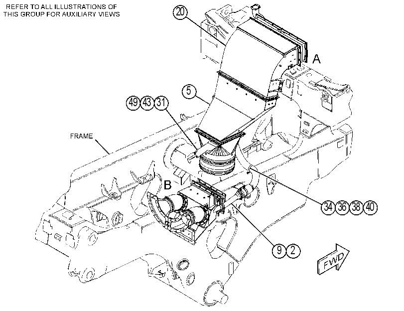 DUCT GP-AIR COOLING 2790691 CAT
