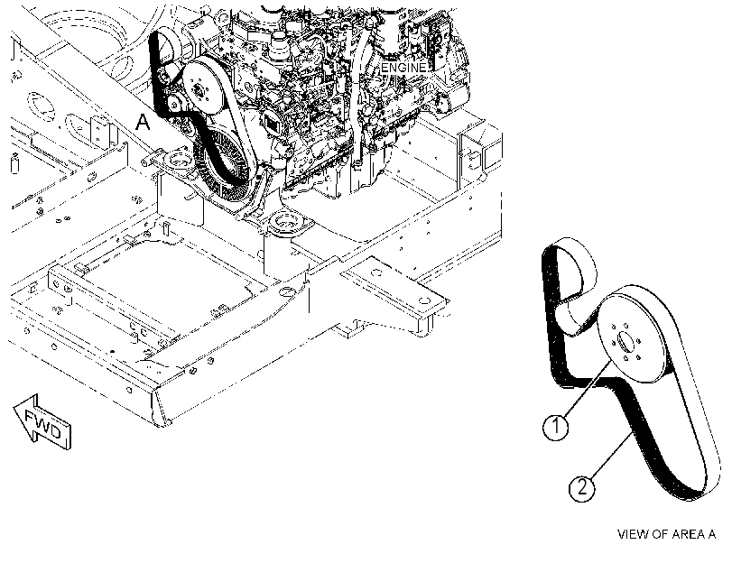 PULLEY GP-ENGINE 3975679 CAT