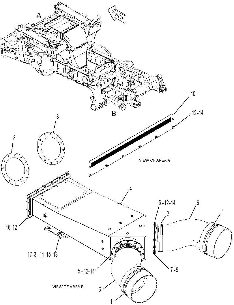DUCT GP-AIR COOLING 4303077 CAT