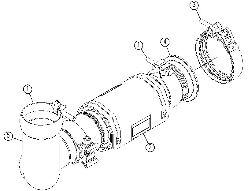 EXHAUST GP-FLEXIBLE 3815366 CAT