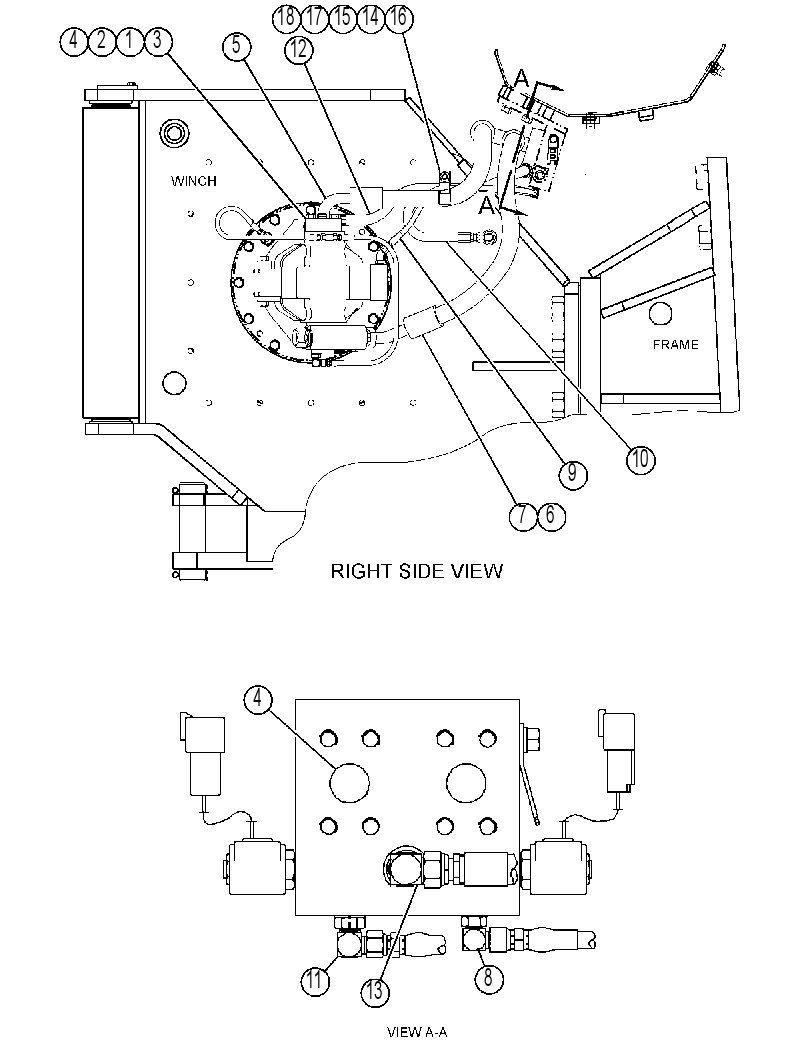 LINES GP-WINCH 2169007 CAT