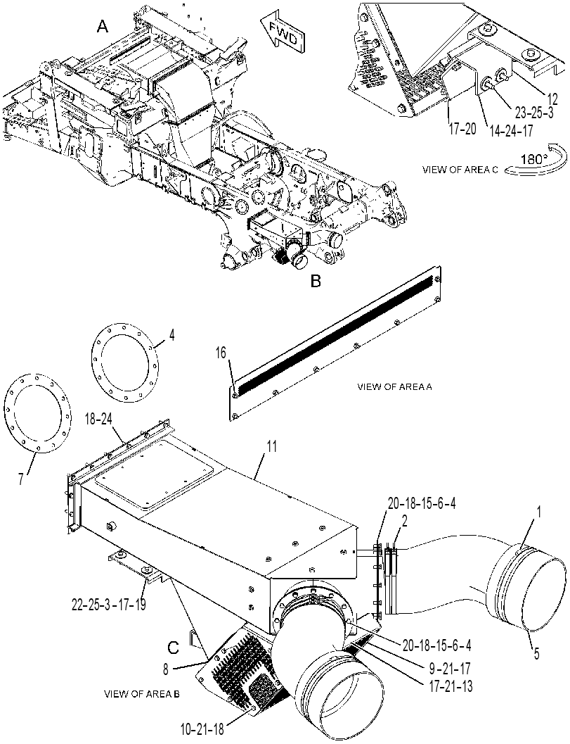 DUCT GP-AIR COOLING 3940733 CAT