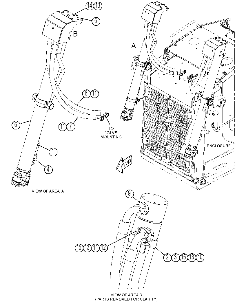 CYLINDER & LINES GP-LIFT 3824271 CAT