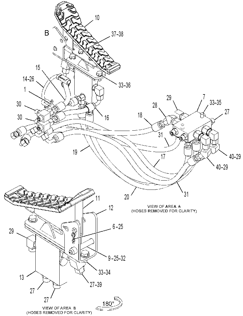 PEDAL AR-THIRD 3443429 CAT