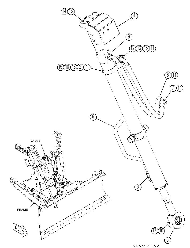 CYLINDER & LINES GP-LIFT 3824274 CAT