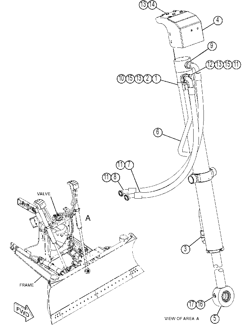 CYLINDER & LINES GP-LIFT 3824275 CAT